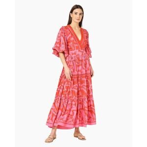 OMIKA SLOAN MAXI DRESS CIERRA GRAPEFRUIT S/M